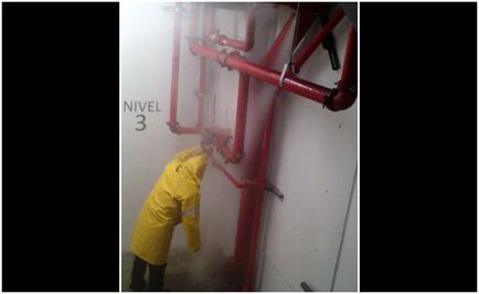 Repara Semarnat fuga que inundó sus instalaciones