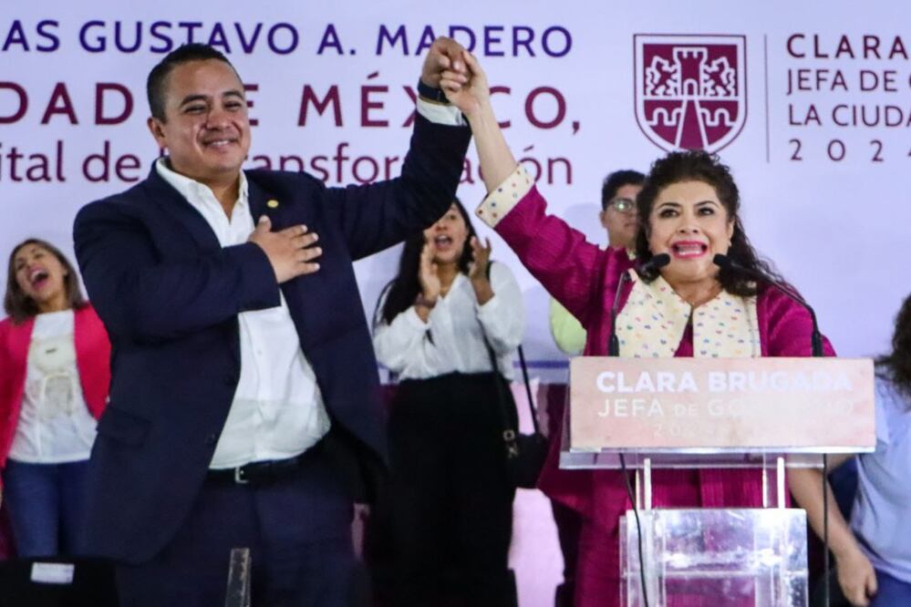 Clara Brugada anunció distintas obras para mejorar la movilidad y el turismo en la alcaldía Gustavo A. Madero. (Foto: especial)