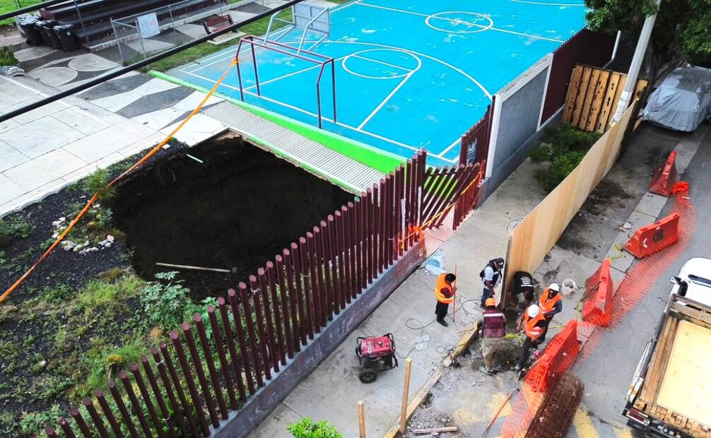 El personal comenzó con la colocación de tapial en el perímetro del área de trabajo y en los próximos días se iniciará la excavación. | Foto: Osmar Alvarado | El Universal.
