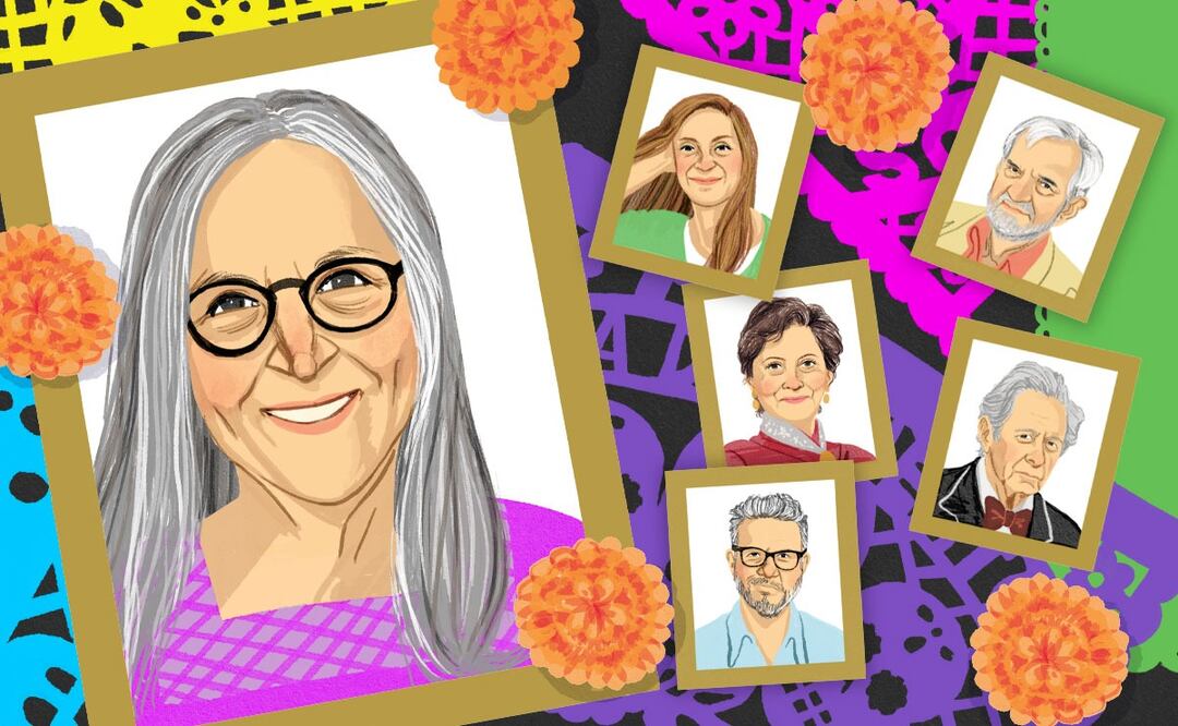 Ofrenda cultural a escritores, artistas, investigadores y maestros fallecidos (31/10/2025). Foto: Ilustración Ani Cortés/EL UNIVERSAL