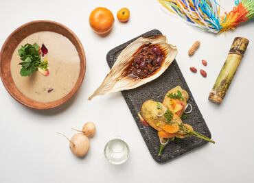 Antolina Condesa creó un menú inspirado en las piñatas y chinampas