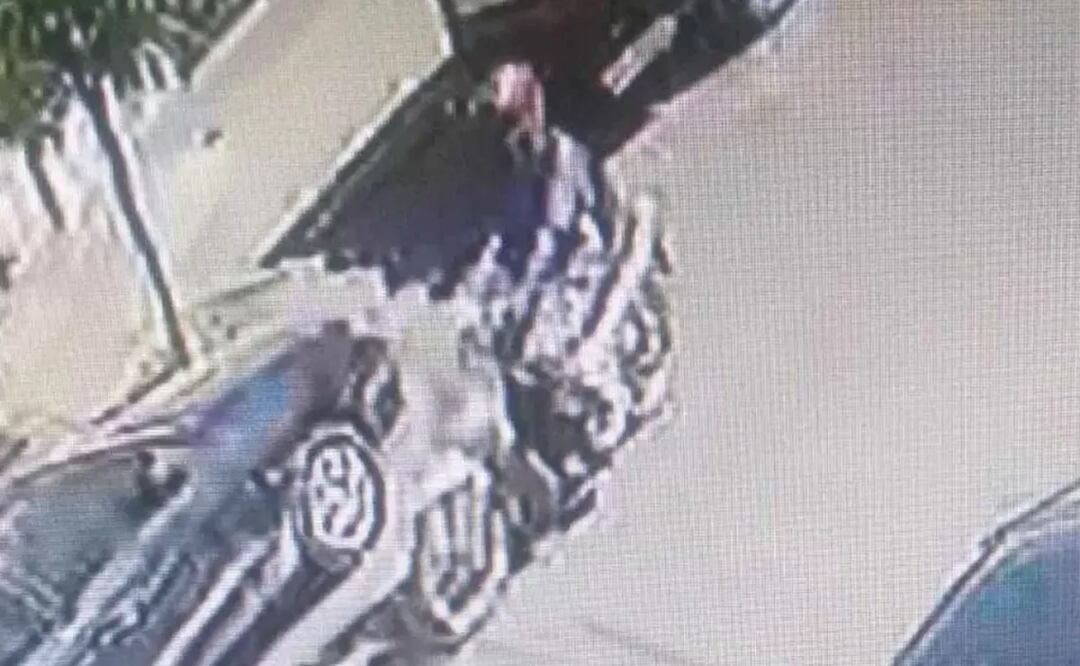 La imagen de una cámara de seguridad que muestra al agresor de una nena de 13 años. Foto: La Brújula 24