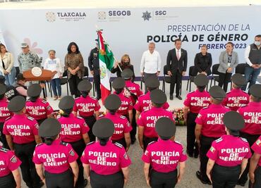 Al sumar 2 feminicidios en lo que va de 2023, Tlaxcala presenta cuerpo de policía de género