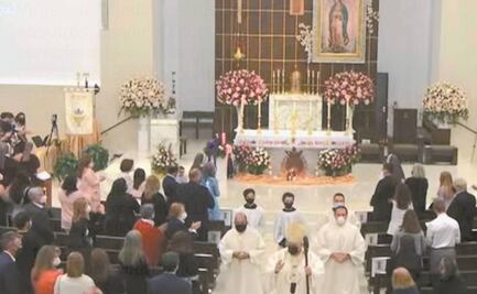 Celebran a la Virgen en EU con cupo limitado