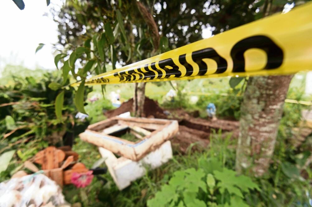 Colectivos aseguraron que había restos de 192 cadáveres sin identificar en el panteón Palo Verde; sin embargo, no aclararon de dónde obtuvieron dicha cifra (KARLO REYES. EL UNIVERSAL)