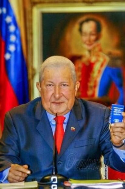 FOTOS: Inteligencia artificial revela cómo se vería Hugo Chávez a los 70 años