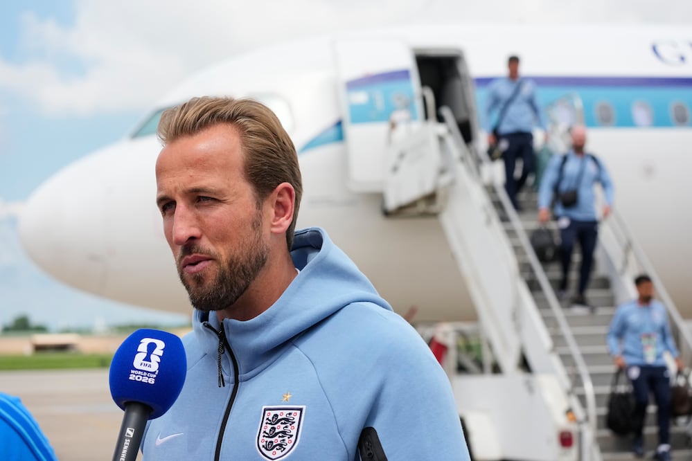 Harry Kane y la selección de Inglaterra llegan a Kansas City, Misuri, para concentrar rumbo al Mundial de 2026 - Foto: AP