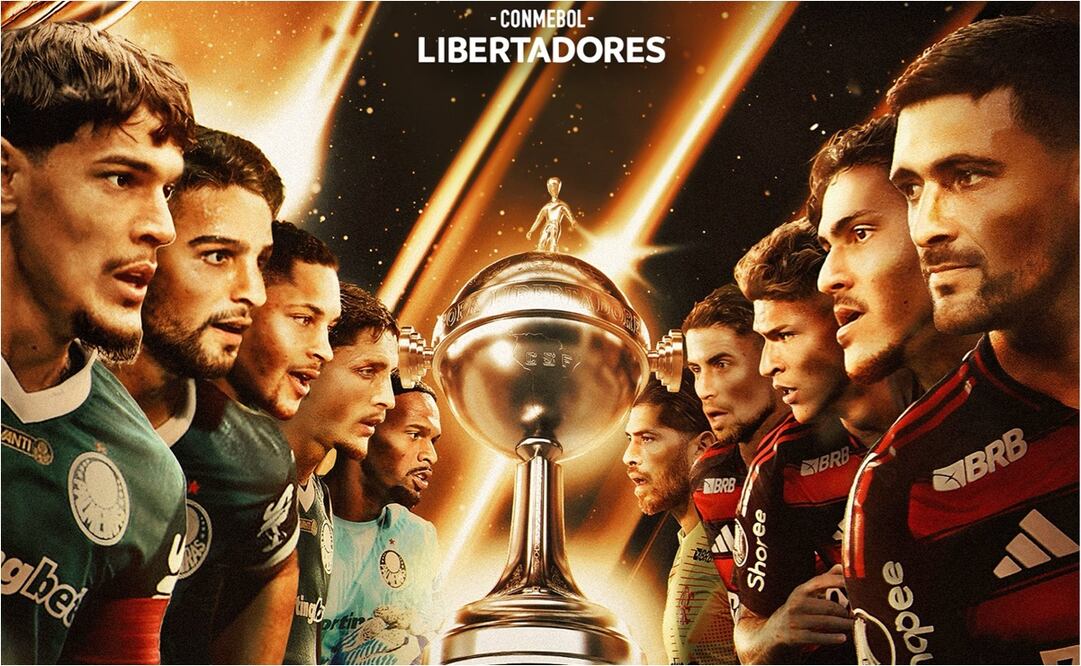 Flamengo y Palmeiras protagonizarán la séptima final entre equipos brasileños. FOTO: @Libertadores