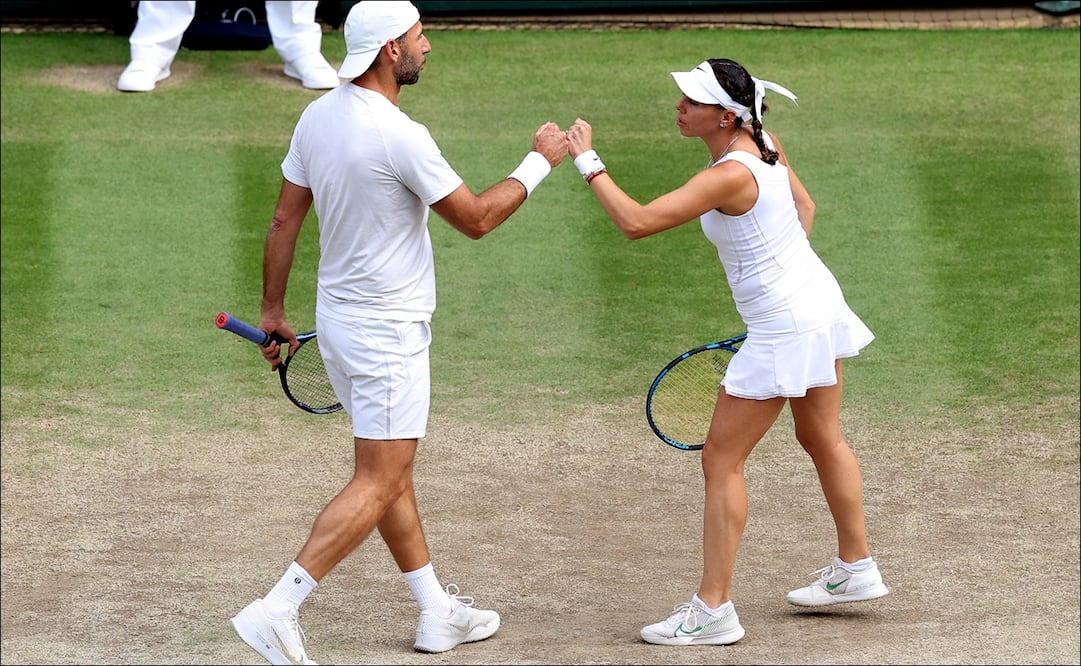 Santiago González y Giuliana Olmos jugarán la final de dobles mixto en Wimbledon / Foto: EFE