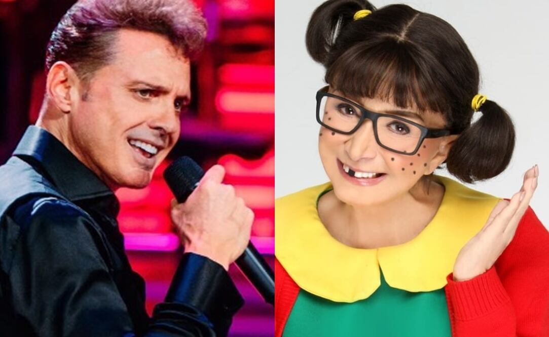 Luis Miguel y "La Chilindrina". Foto: Instagram oficial.