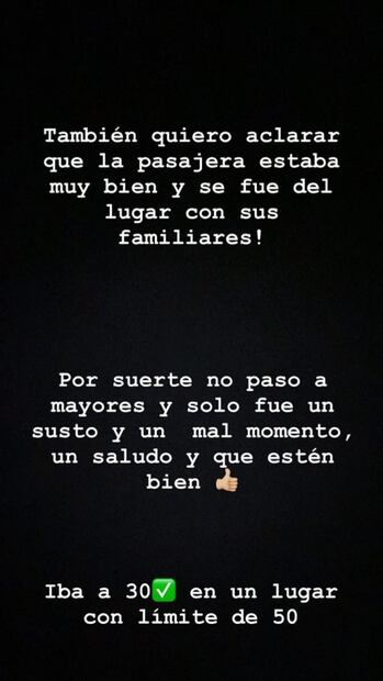 Federico Viñas da su versión tras percance en su vehículo