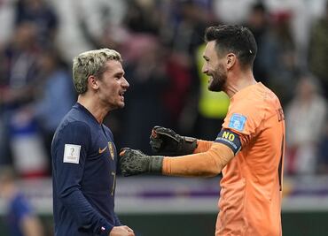 Lloris y Griezmann, históricos de la selección francesa