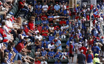 Afición de los Rangers de Texas abarrotan el Globe Life Field