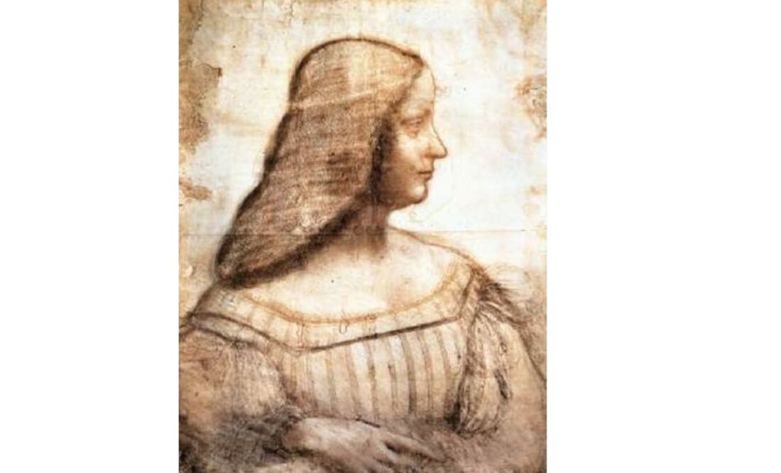 Boceto de "Isabella d'Este" que conserva el Museo del Louvre. Foto: wga.hu