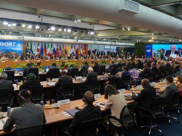 Líderes del G20 divulgan declaración final, con menciones suaves a Gaza y Ucrania; impuesto a súper ricos queda pendiente