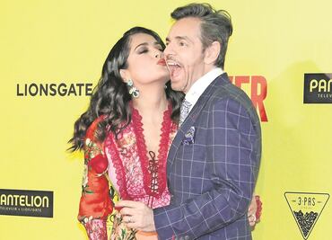 Hayek y Derbez son hermanitos disparejos