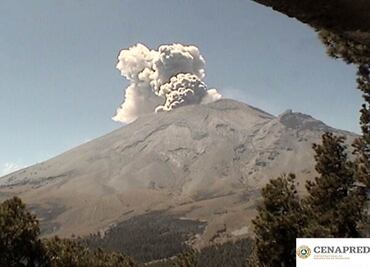 Popocatépetl emite 43 exhalaciones en las últimas 24 horas