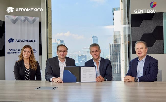 Aeroméxico y Compartamos Banco impulsan uso de combustible sostenible en aviación; buscan reducir impacto ambiental
