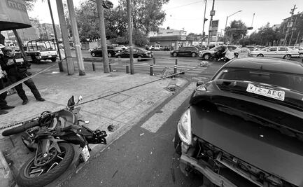 Motociclista muere al ser impactado por vehículo en la Doctores; detienen a responsable