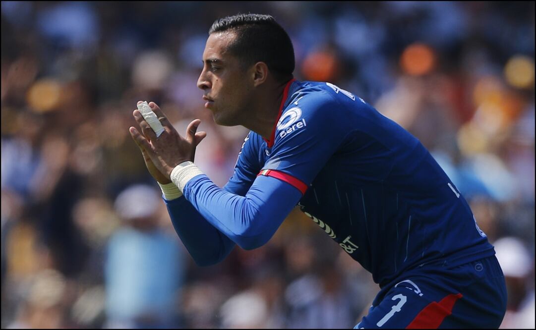Funes Mori lamenta una jugada ante Pumas en el Olímpico Universitario. Foto: Imago7