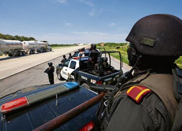 Con presencia total blindan carreteras