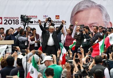 AMLO se reúne con Larry Fink; promete estado de derecho