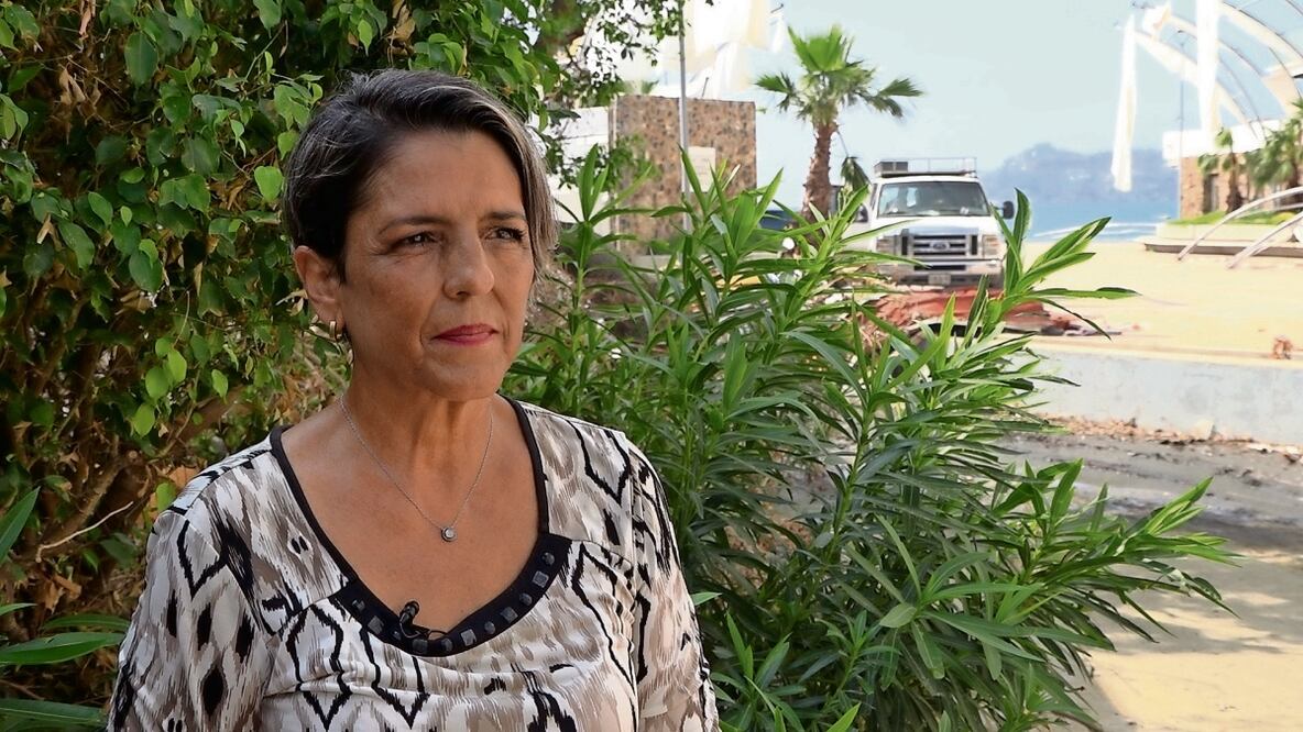 Raquel Reyo dice que el gobierno está desorganizado, “los habitantes siguen sin luz, ni agua” y la imagen del Ejército se está desgastando. Foto: Ivan Montaño | El Universal