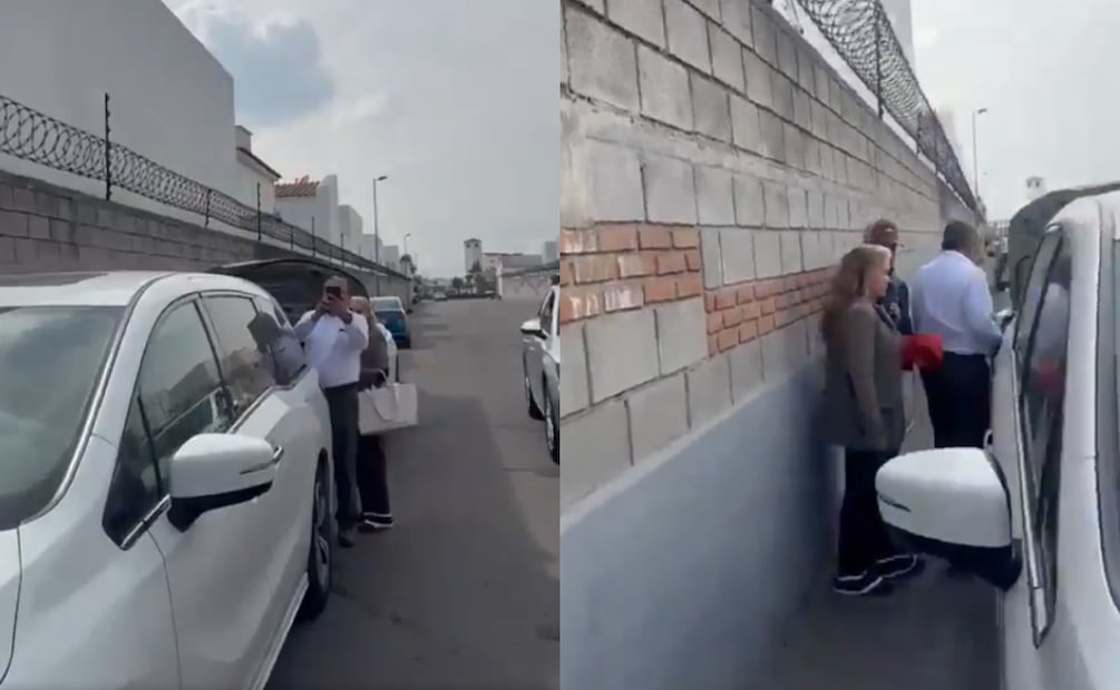 Diputado federal del PT, Wblester Santiago Pineda, protagoniza accidente vehicular en Metepec, Edomex (07/02/2026). Foto: Captura de pantalla