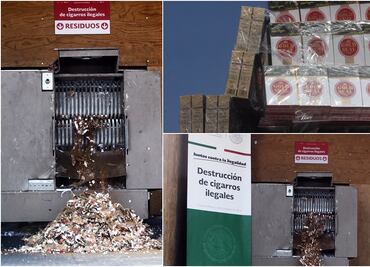 Decomisan 46 millones de cigarros con valor de 40 mdp