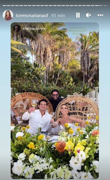 Mariana Torres celebra su boda rodeada de amor y amigos 