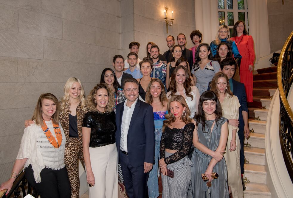 Beatriz Calles, Jaime Cohen, Cory Crespo y el equipo de Colours, Four Seasons Mexico City y Colours anunciaron las nuevas fechas del MBFWMx. Foto: Cortesía