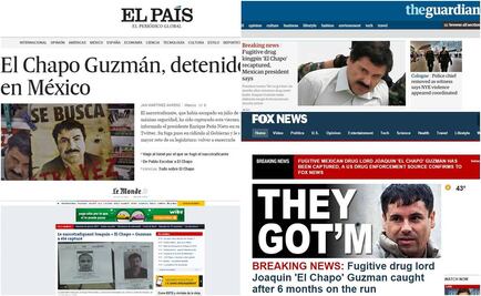 Reacciona prensa internacional a recaptura de "El Chapo"