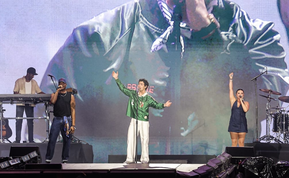 Concierto del grupo estadounidense Jonas Brothers en el festival Tecate Emblema. Foto: Gabriel Pano/ EL UNIVERSAL