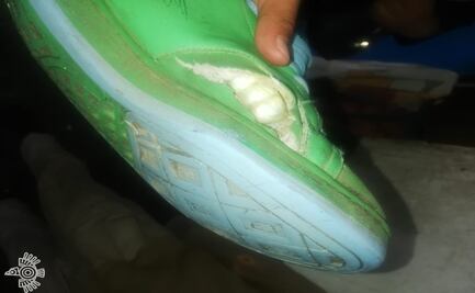 Encuentran droga en tenis de un interno de penal en Puebla