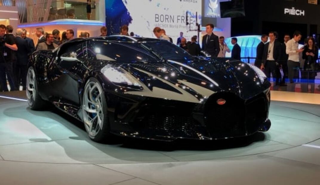 Bugatti presenta “La Voiture Noire” en el Auto Show de Ginebra 