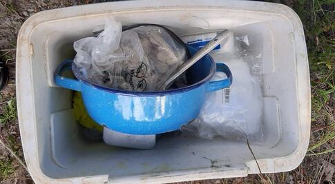 Aseguran hielera con marihuana y metanfetamina en Reynosa