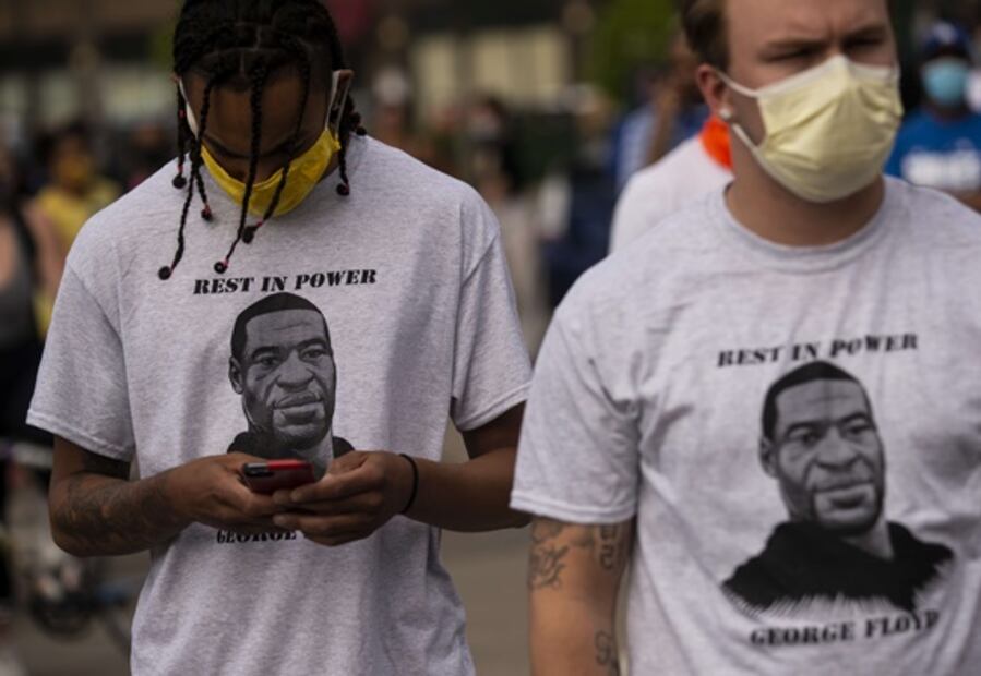 Las fotos de la indignación y la protesta por la muerte de afroamericano en EU