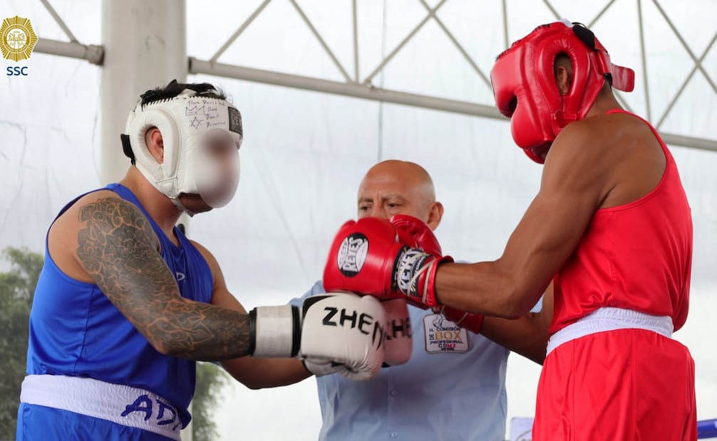 Centro penitenciario Santa Martha Acatitla realiza 13° torneo Intercentros Penitenciarios de Box Guadalupano 2025.
Foto: Especial.