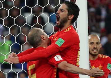 ​El gol de Isco para el empate España 1-1 Marruecos