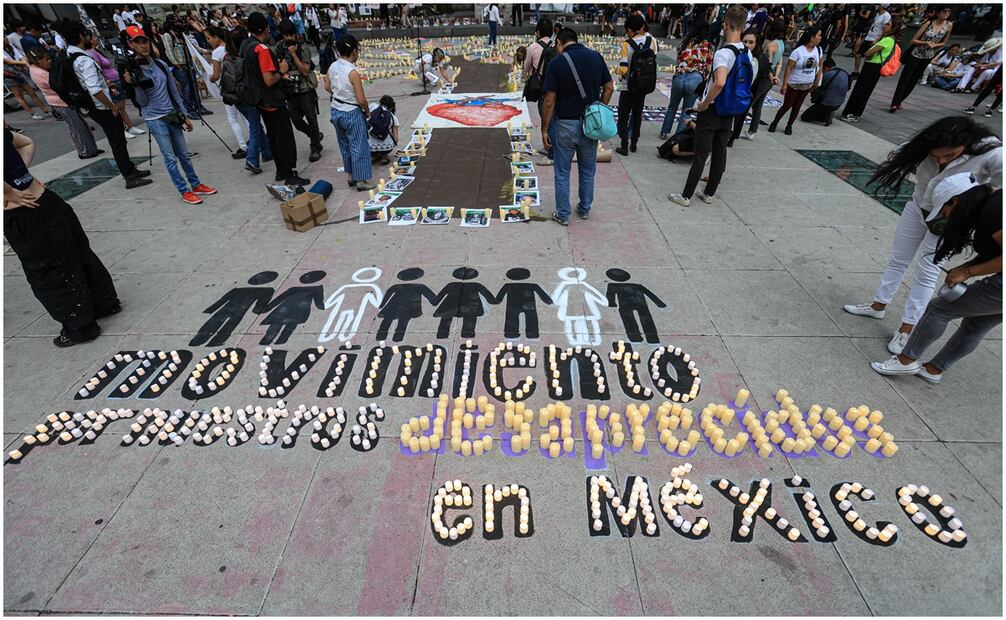 Madres buscadoras realizan velada para exigir justicia por sus desaparecidos. Foto: Gabriel Pano/EL UNIVERSAL