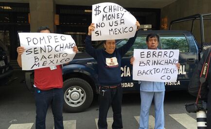 Protestan abogados de "El Chapo"; piden a Pompeo regreso de Guzmán Loera a México