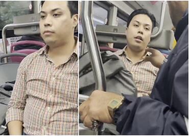 Joven paga doble pasaje y niega dar su asiento en Trolebús de CDMX; video causa indignación en redes