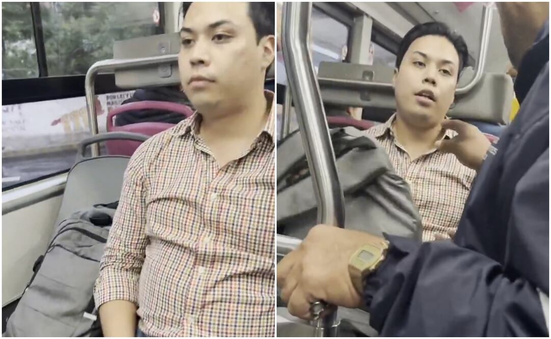 Joven paga doble pasaje y niega dar su asiento en Trolebús de CDMX; video causa indignación en redes