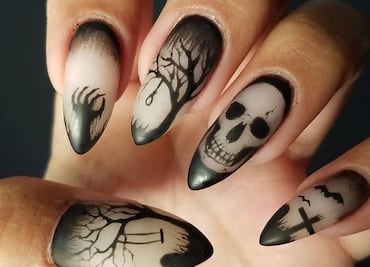 Luce tus uñas en Halloween con estos diseños