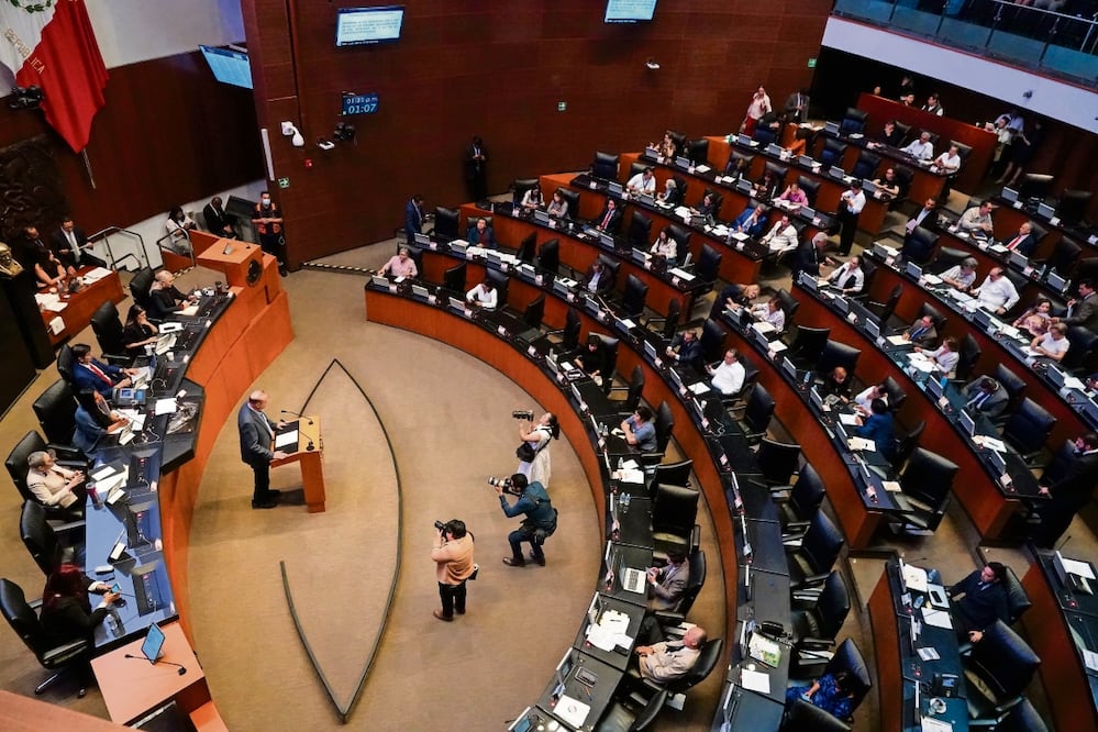 Senado también aprueba sede alterna para discutir reforma judicial. Foto: EL UNIVERSAL