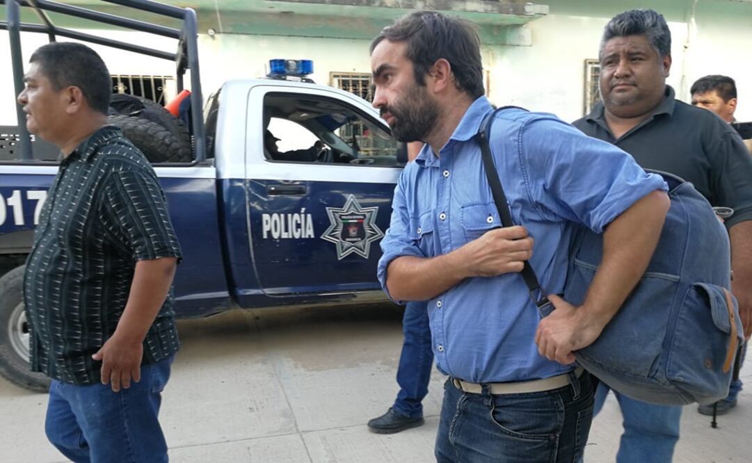 Iván Mouriz Collado, español que defaudó a damnificados en Oaxaca. Foto: Roselia Chaca/EL Universal