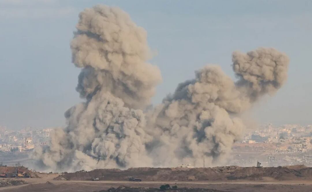 Ataque israelí sobre el norte de Gaza, este domingo 13 julio 2025. Foto: EFE