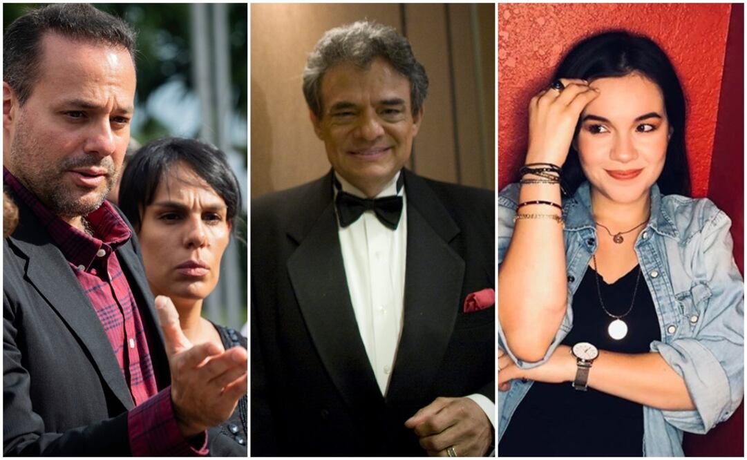 En el primer cuadro aparecen José Joel y Marysol Sosa; al centro, José José; en el último cuadro, Sarita Sosa, hija menor del "Príncipe de la Canción". Foto: Eva Marie Uzcategui/ AFP - EFE/Armando Arorizo - Instagram
