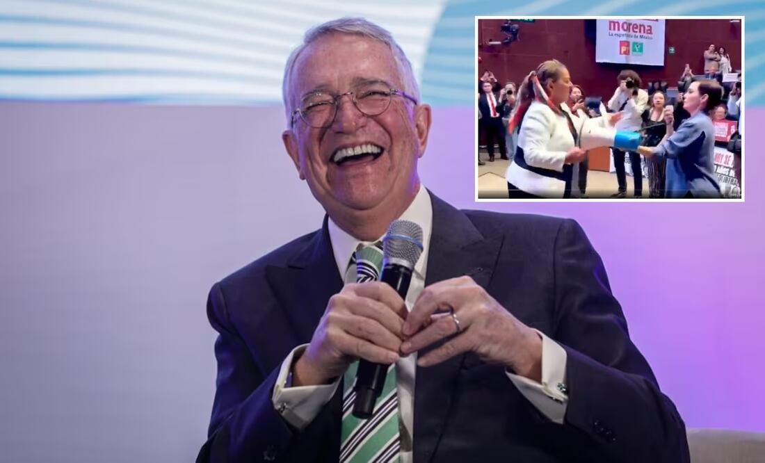 El empresario Ricardo Salinas Pliego reaccionó al video de la senadora panista. Foto: X