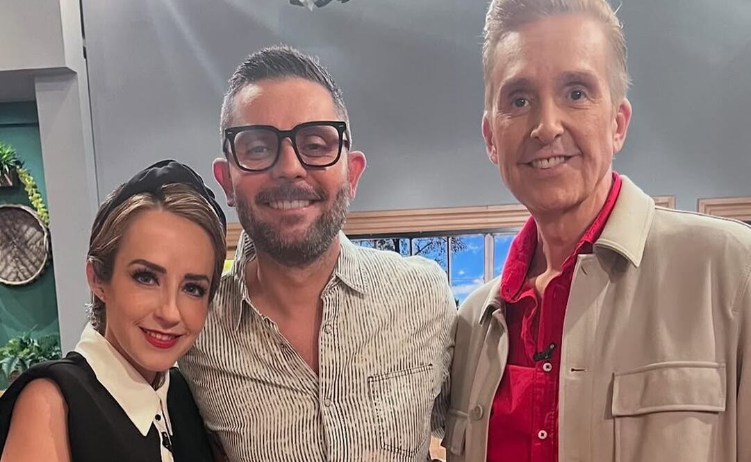 Ambos conductores compartieron créditos en Ventaneando. Foto: Instagram.